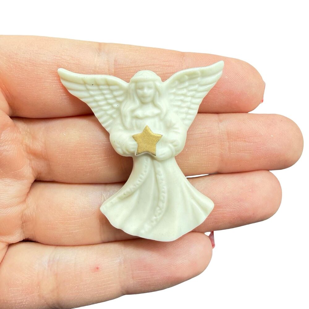 Vintage Jewelry Lenox Angel with Star Brooch Angel Pin